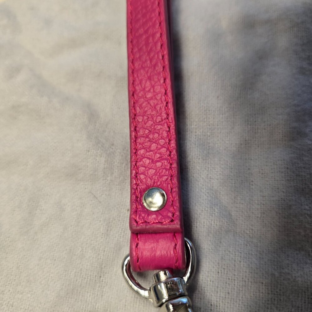 Bodhi fuschia leather wristlet - Picture 6 of 16